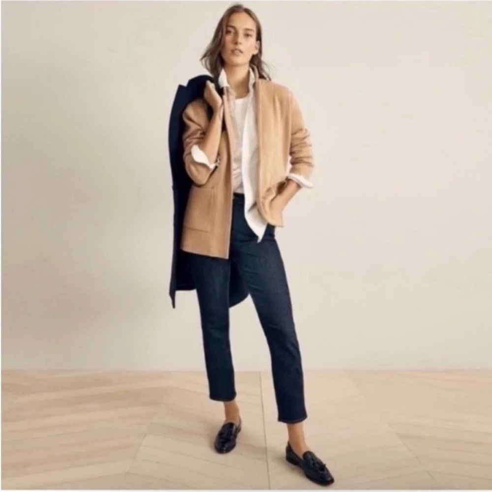 J. Crew Sophie open-front sweater-blazer sz M